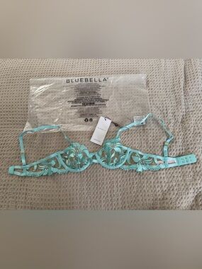 Bluebella Island Paradise Embroidered Sheer Underwire Bra